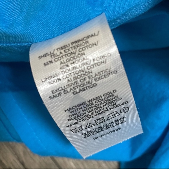 LOFT Keyhole Halter Midi Dress Turquoise NWT Sz 12 Petite - Picture 7 of 8